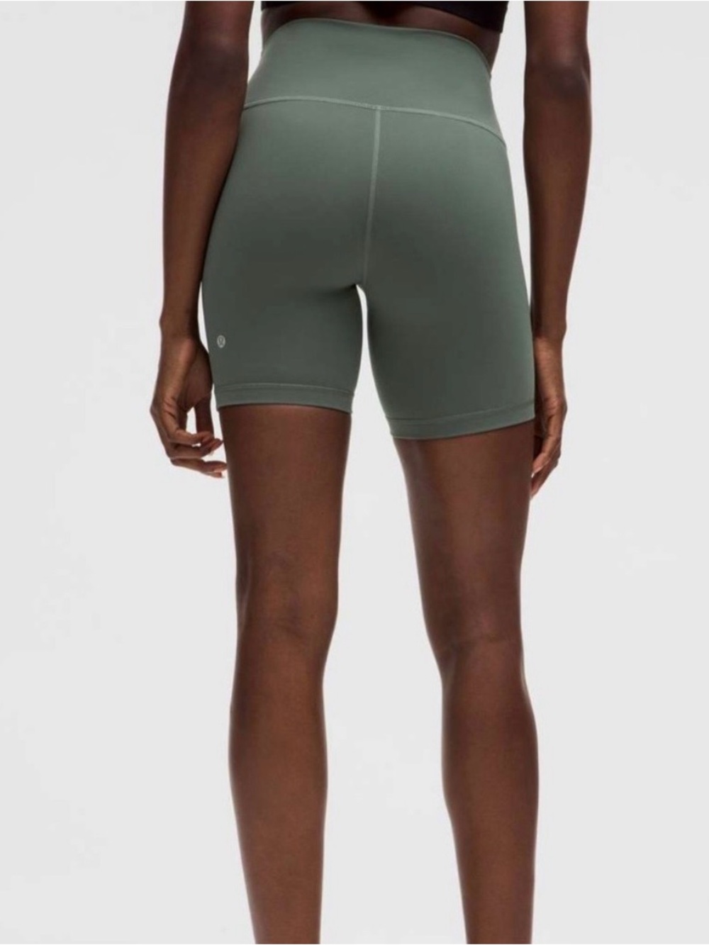 Lululemon wunder train hi rise shorts 6” dark forest
